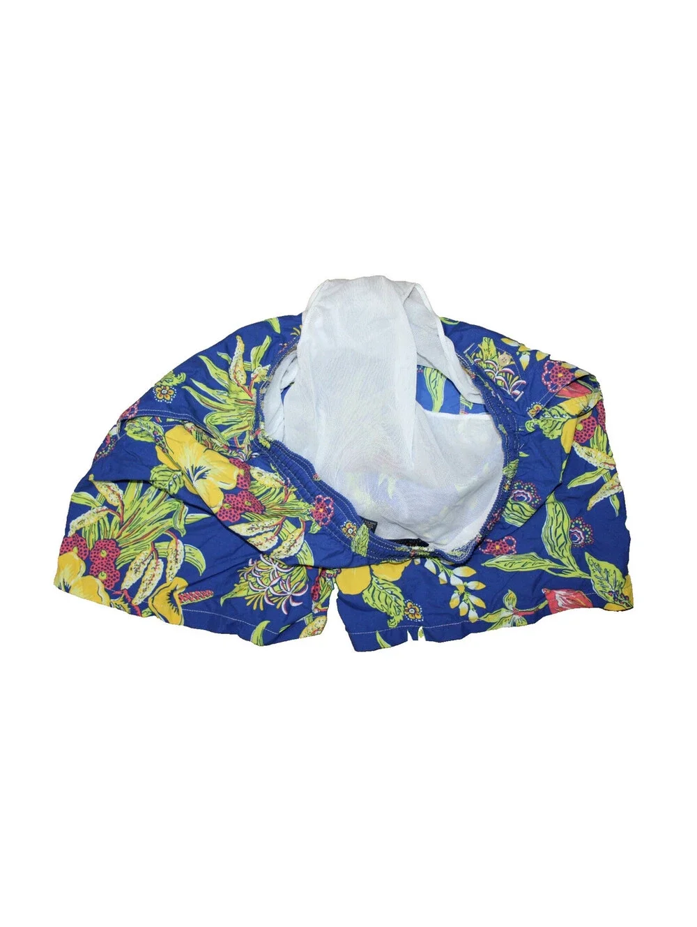 NEW Polo Ralph Lauren Men XL Lined Swim Trunks Shorts Tropical Blue Floral NWOT